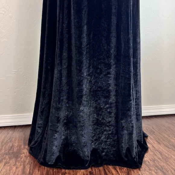 Vintage Goth Steampunk Cykxtees Velvet Cosplay Princess Renaissance Maxi Dress - Picture 14 of 16